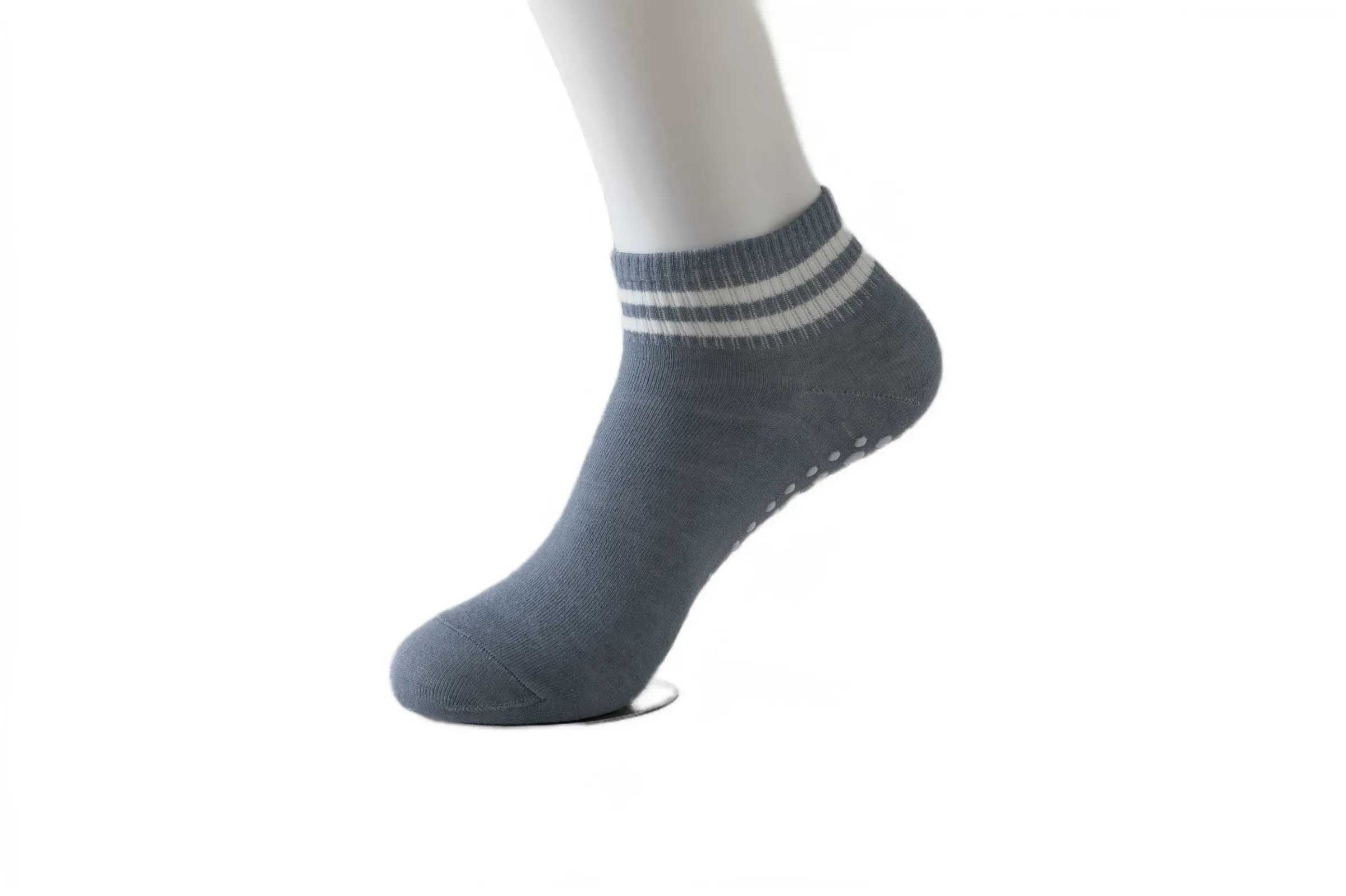 Chaussettes antidérapantes pour femme à double bande, pour yoga, pilates, ballet et entraînement 10