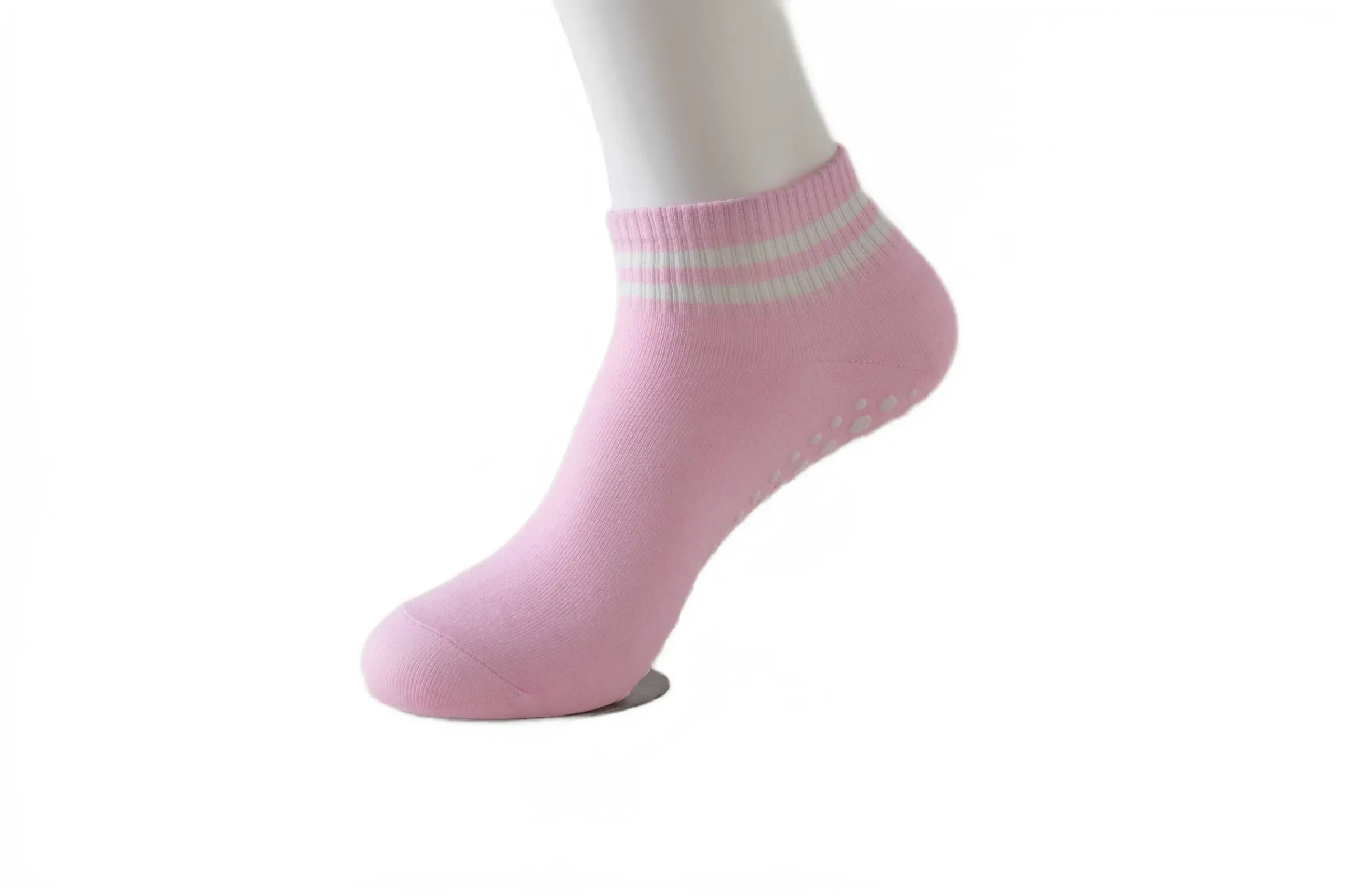 Chaussettes antidérapantes pour femme à double bande, pour yoga, pilates, ballet et entraînement 11