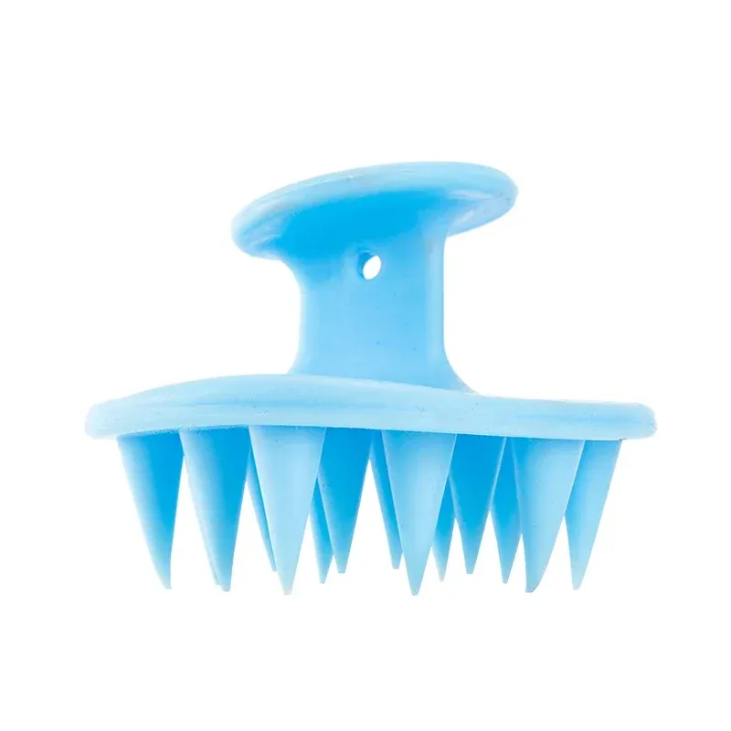 Brosse à cheveux en silicone avec masseur de cuir chevelu, épurateur exfoliant pour shampoing, 1 pièce 7