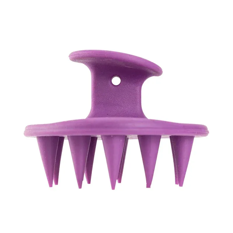 Brosse à cheveux en silicone avec masseur de cuir chevelu, épurateur exfoliant pour shampoing, 1 pièce 8