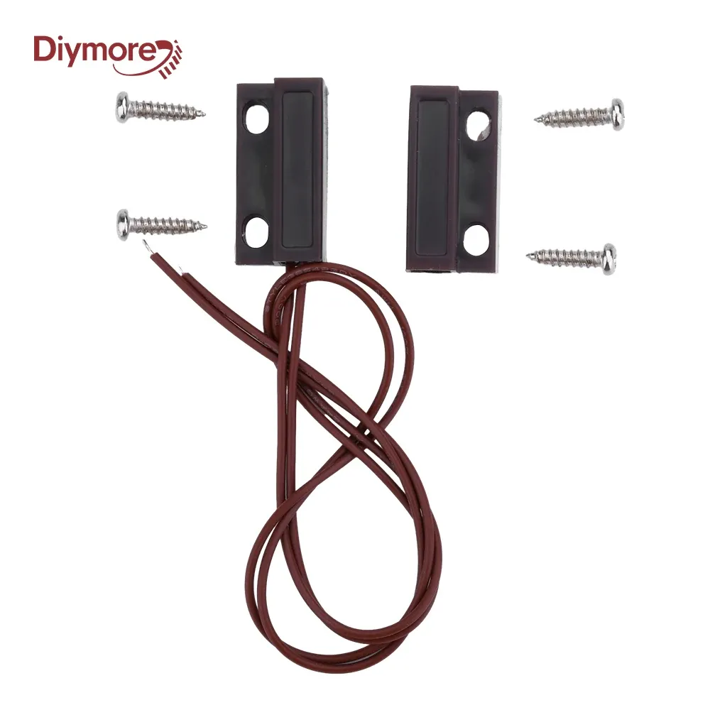 Détecteur filaire de porte-fenêtre MC 38, contact magnétique NF/NO pour système d'alarme domestique - Image 1