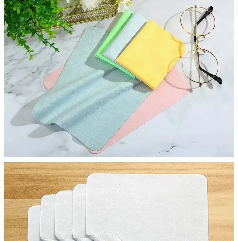 Chiffon de nettoyage en microfibre, finition et détails