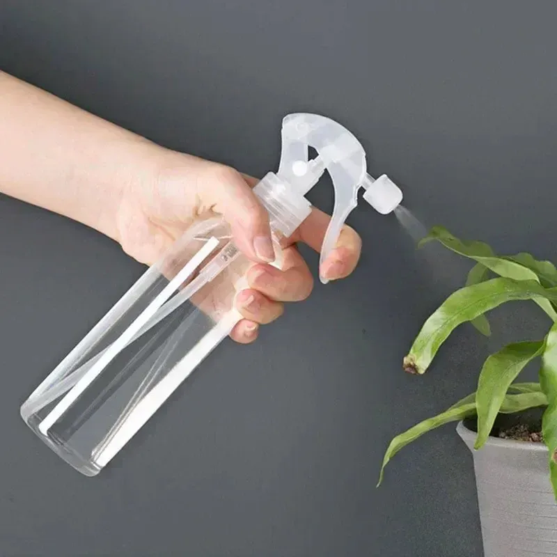 Flacon pulvérisateur vide en plastique (100 ml, 200 ml, 250 ml, 300 ml, 500 ml) avec pompe manuelle, idéal pour la désinfection à l'alcool et les déplacements 4
