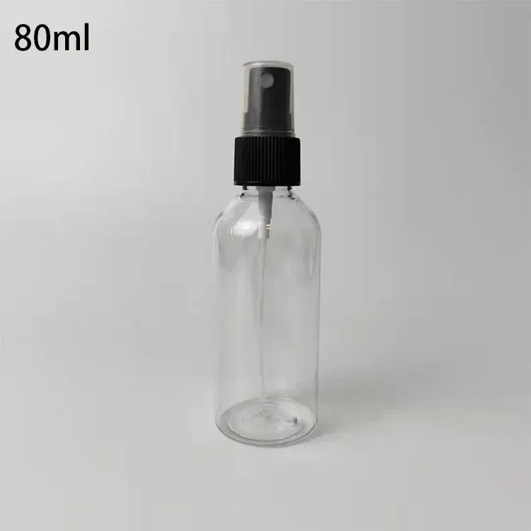 Flacon pulvérisateur vide en plastique (100 ml, 200 ml, 250 ml, 300 ml, 500 ml) avec pompe manuelle, idéal pour la désinfection à l'alcool et les déplacements 16