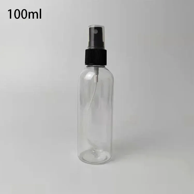 Flacon pulvérisateur vide en plastique (100 ml, 200 ml, 250 ml, 300 ml, 500 ml) avec pompe manuelle, idéal pour la désinfection à l'alcool et les déplacements 17