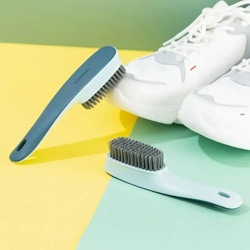 Brosse multifonction en plastique pour livres et chaussures, outil de nettoyage professionnel, accessoire ménager 4