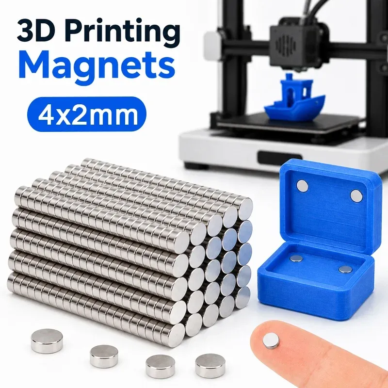 Kit d'aimants néodyme ronds pour impression 3D