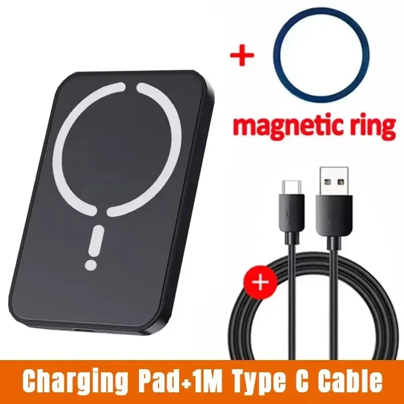 Support de téléphone magnétique sans fil pour grille d'aération de voiture avec chargeur rapide pour iPhone MagSafe 17 16 15 14 13 12 Pro Max 8