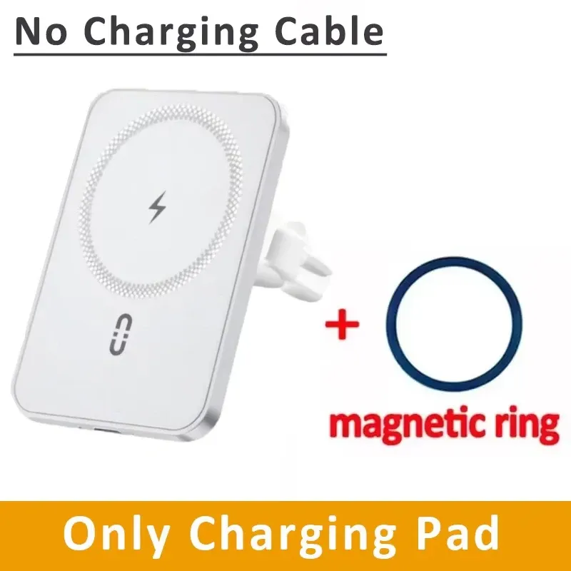 Support de téléphone magnétique sans fil pour grille d'aération de voiture avec chargeur rapide pour iPhone MagSafe 17 16 15 14 13 12 Pro Max 13