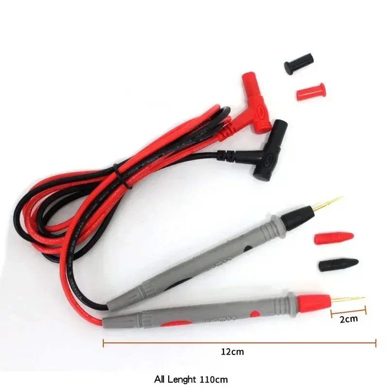 Paire de fils de test universels à pointe fine pour multimètre numérique, 20 A / 1000 V 7