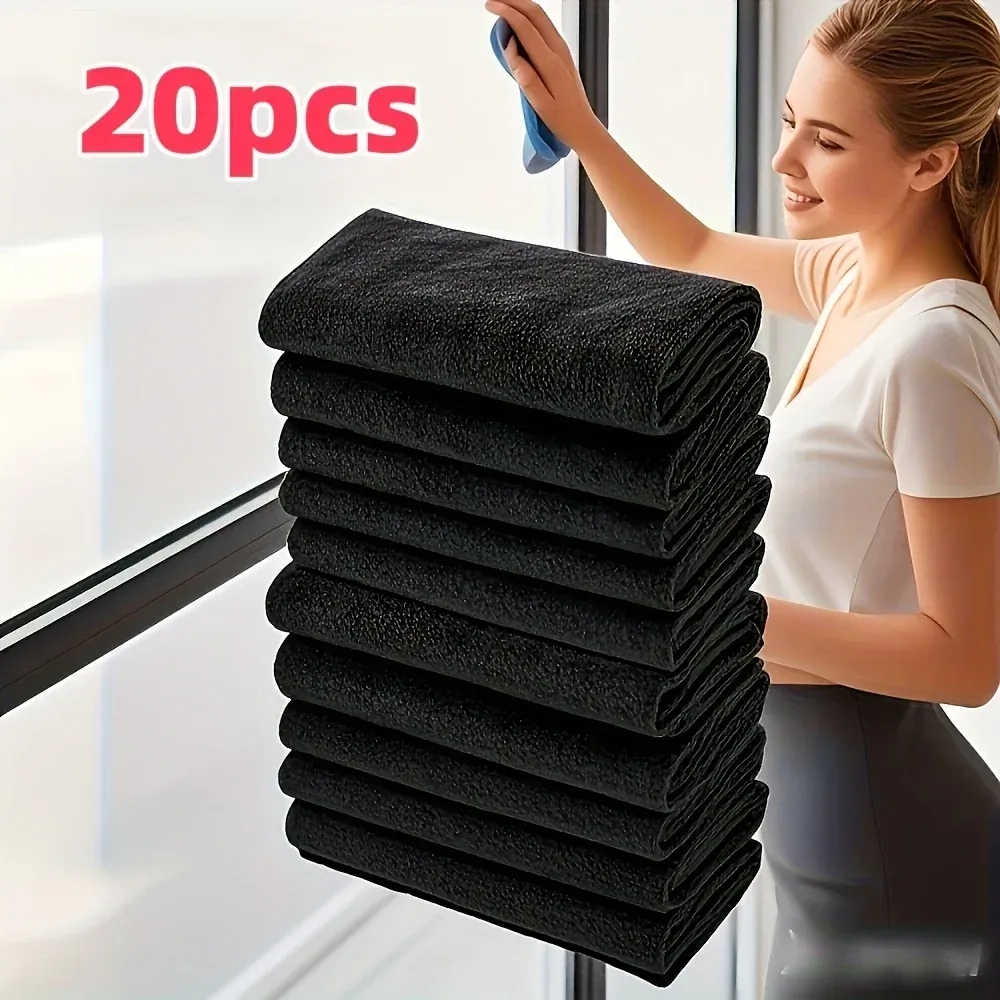 Gros plan sur la microfibre du chiffon de nettoyage