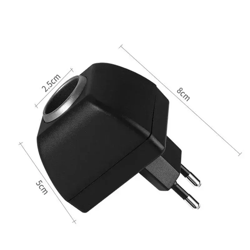 Adaptateur secteur 220 V AC vers 12 V DC avec prise allume-cigare, fiche UE 4