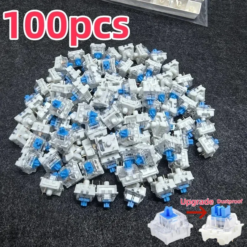 Interrupteurs tactiles à 3 broches pour clavier, lot de 20, 50 ou 100 pièces, pièces de rechange universelles en plastique - Image 1