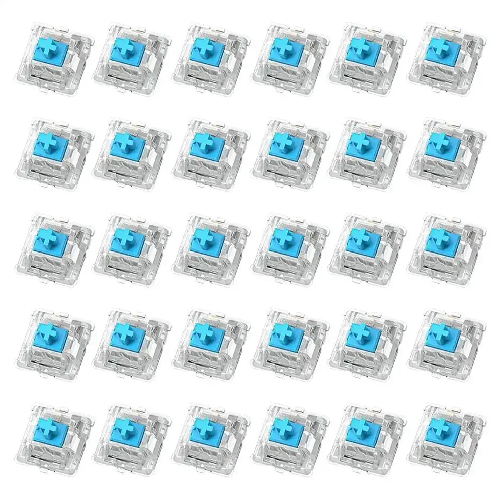 Interrupteurs tactiles à 3 broches pour clavier, lot de 20, 50 ou 100 pièces, pièces de rechange universelles en plastique 4