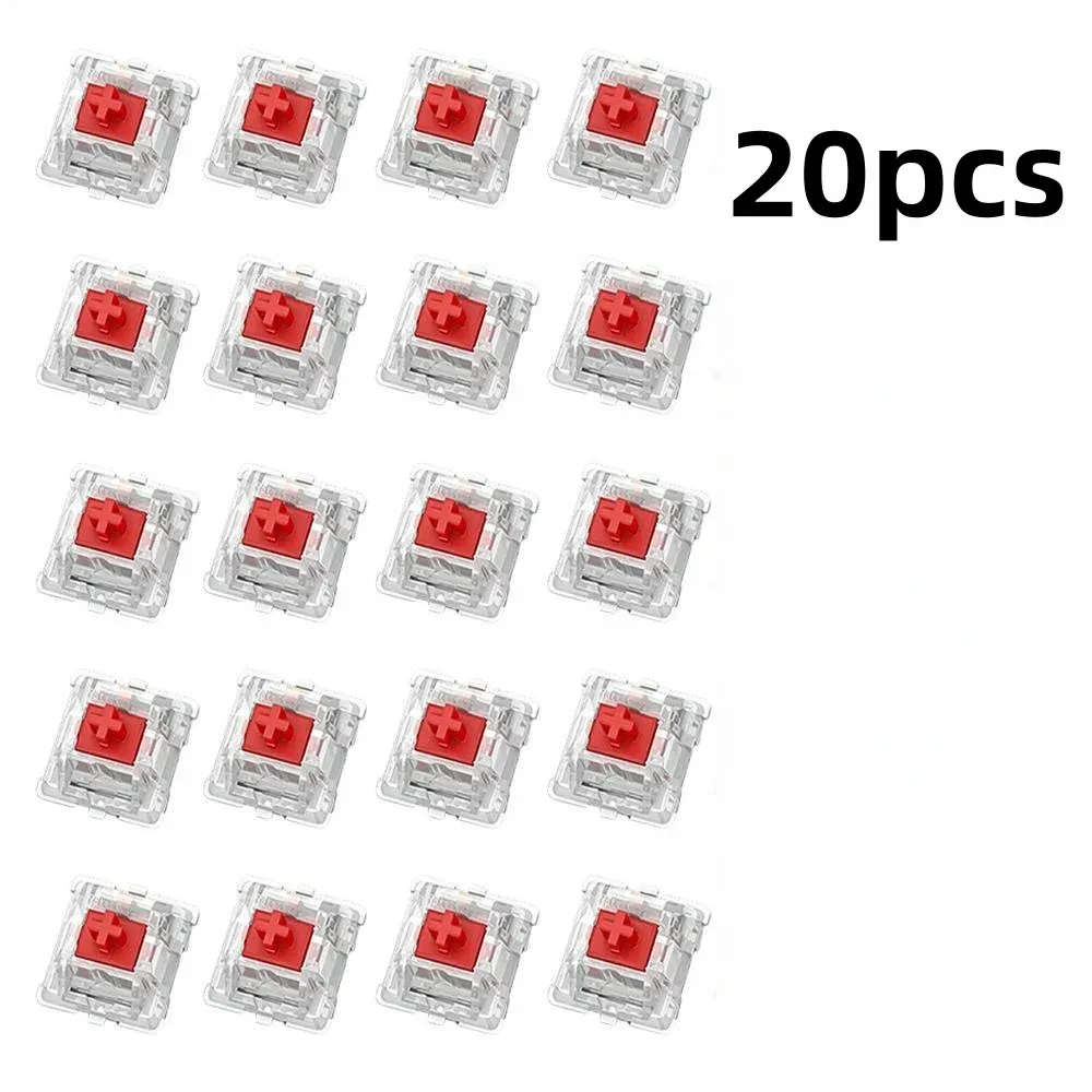 Interrupteurs tactiles à 3 broches pour clavier, lot de 20, 50 ou 100 pièces, pièces de rechange universelles en plastique 8