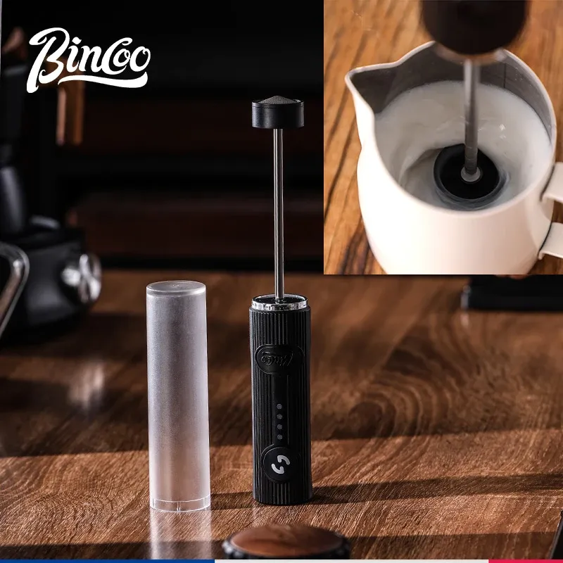 Mousseur à lait électrique rechargeable Bincoo, portatif, pour café et expresso