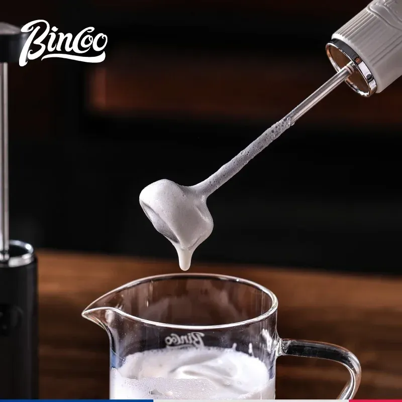 Mousseur à lait électrique rechargeable Bincoo, portatif, pour café et expresso 2