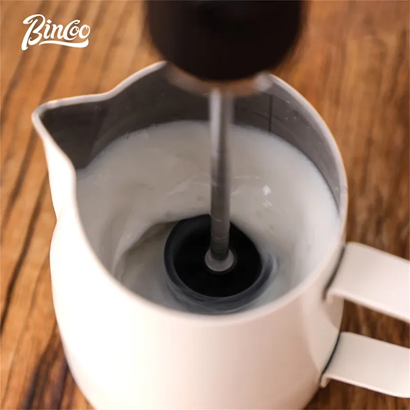 Mousseur à lait électrique rechargeable Bincoo, portatif, pour café et expresso 5