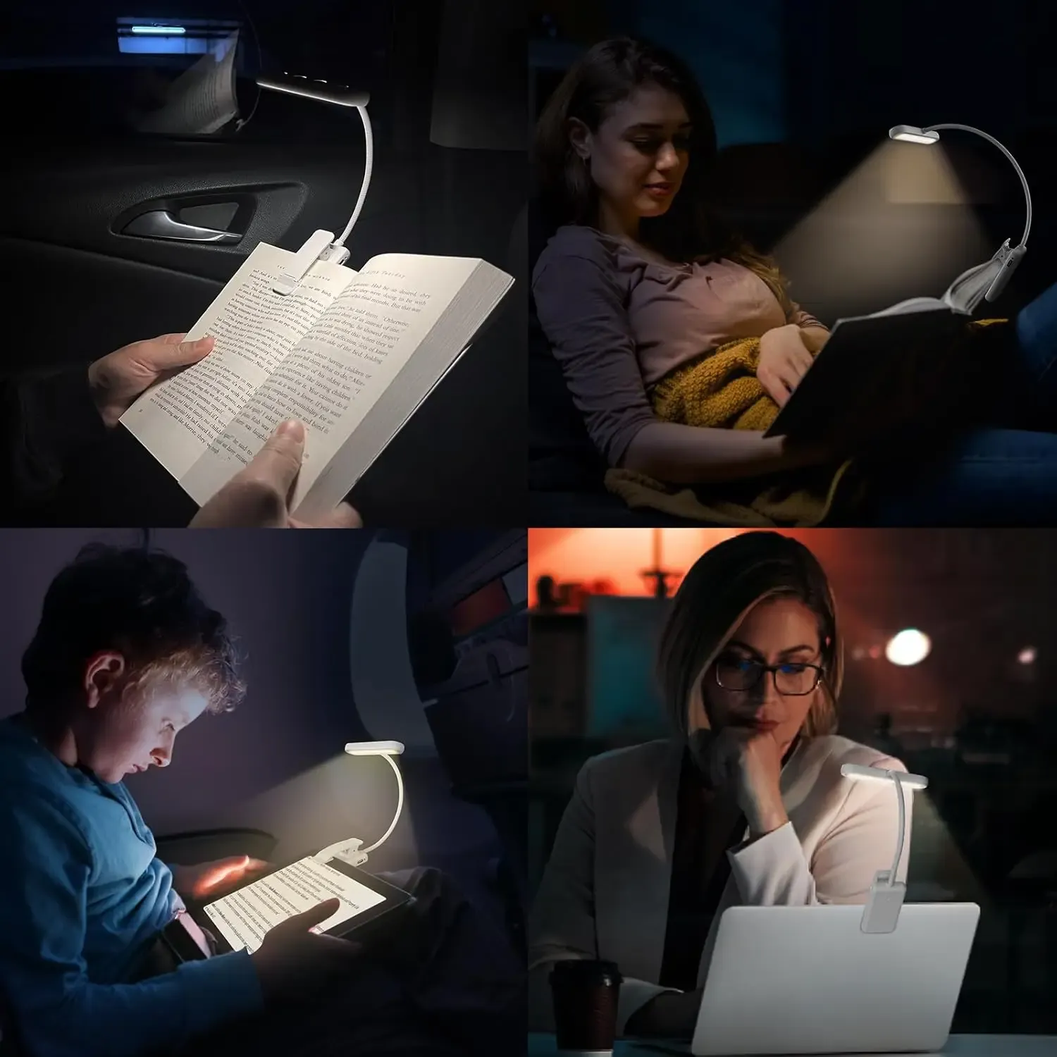 Lampe de lecture LED, finition soignée