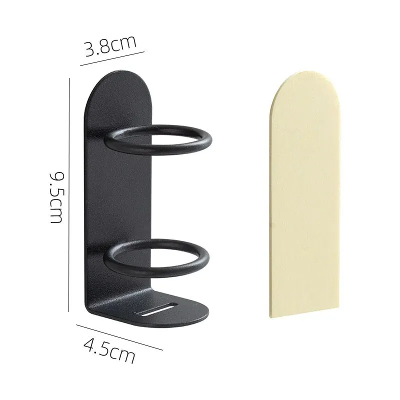 Support mural pour brosse à dents électrique sans perçage, étagère de rangement pour salle de bains 6