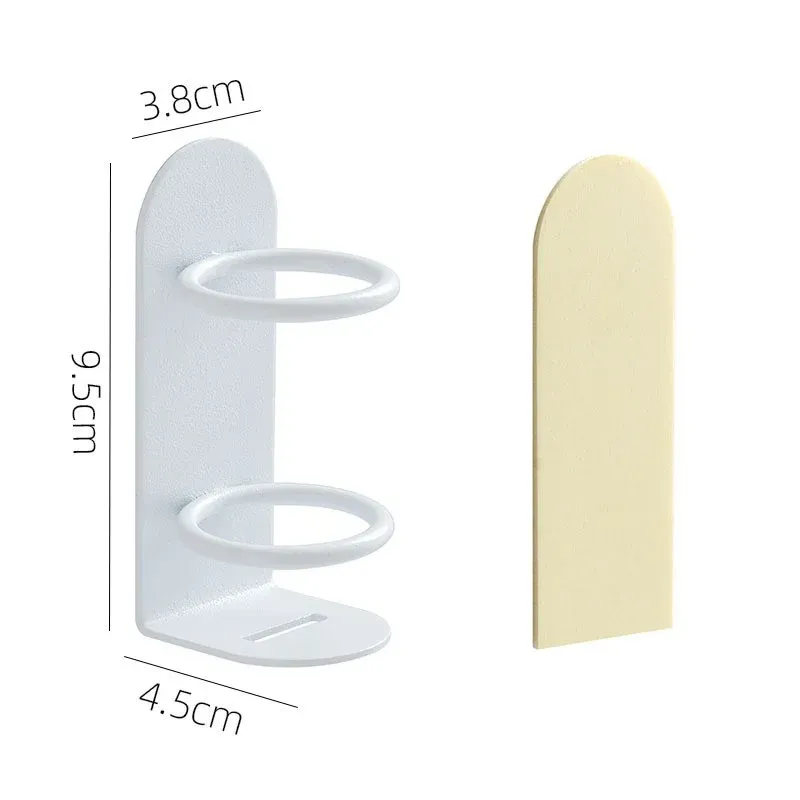 Support mural pour brosse à dents électrique sans perçage, étagère de rangement pour salle de bains 7
