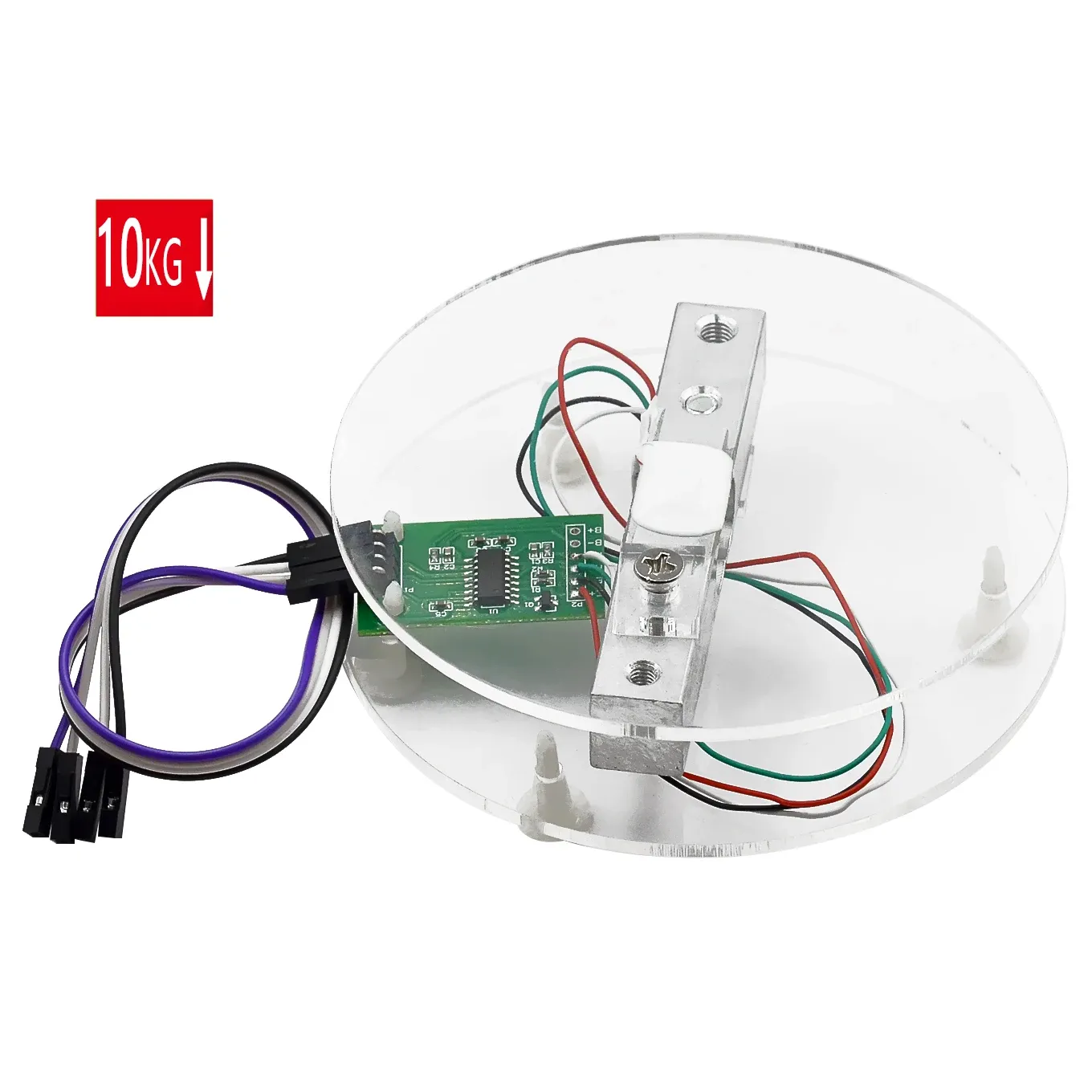 Module capteur de poids HX711 pour cellule de charge numérique, convertisseur AD, 5 kg / 10 kg, compatible Arduino 21