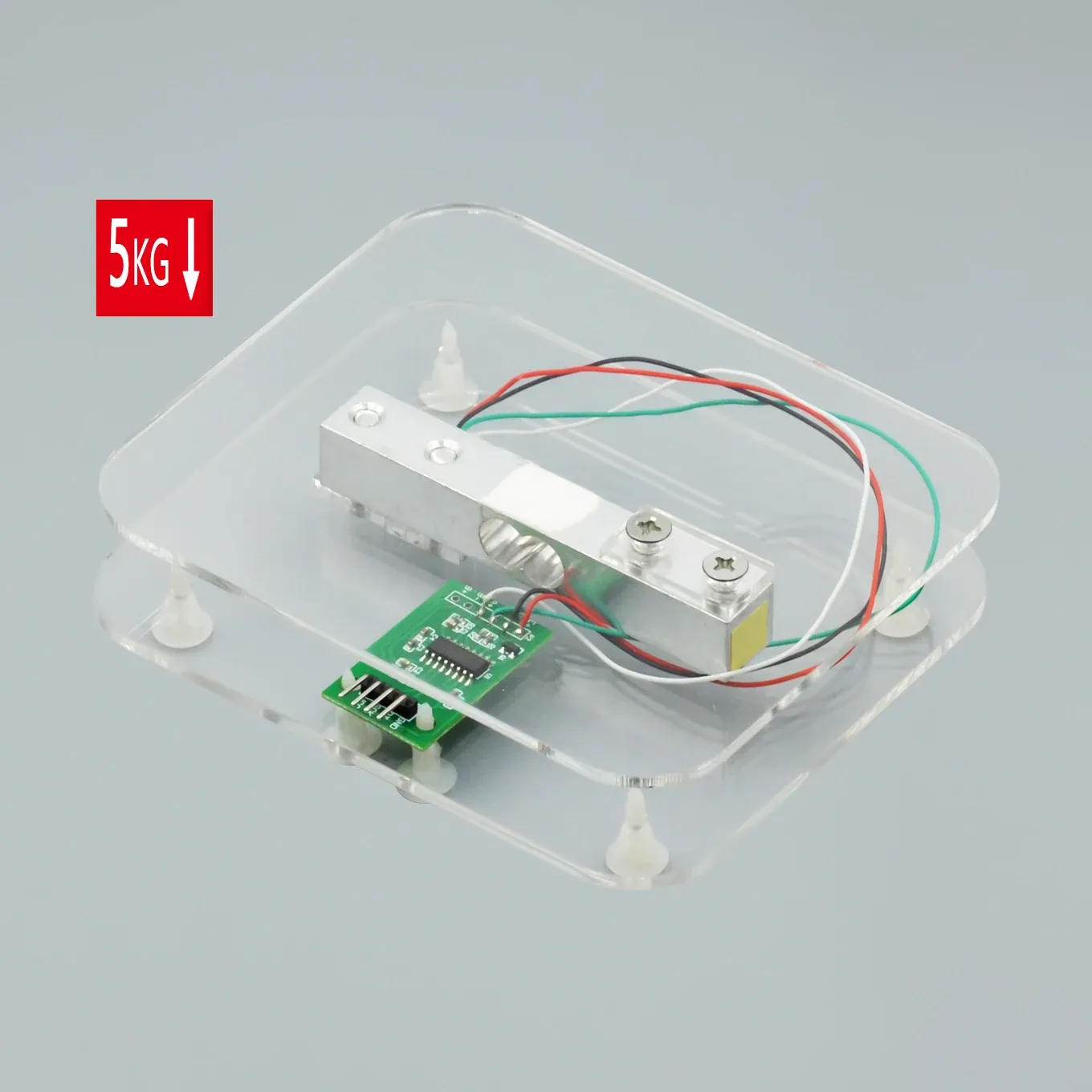 Module capteur de poids HX711 pour cellule de charge numérique, convertisseur AD, 5 kg / 10 kg, compatible Arduino 11