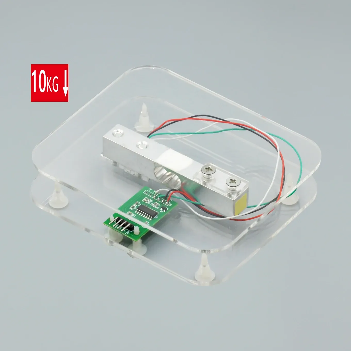 Module capteur de poids HX711 pour cellule de charge numérique, convertisseur AD, 5 kg / 10 kg, compatible Arduino 12