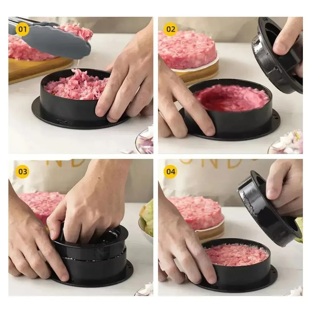 Presse à Hamburger Ronde en ABS de Qualité Alimentaire 5