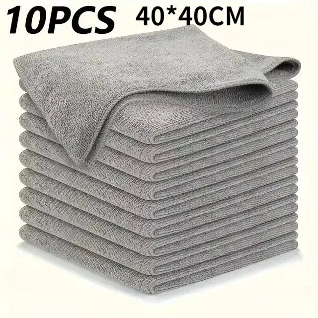 Lot de 5 chiffons en microfibre épais pour vélo, voiture et cuisine 10