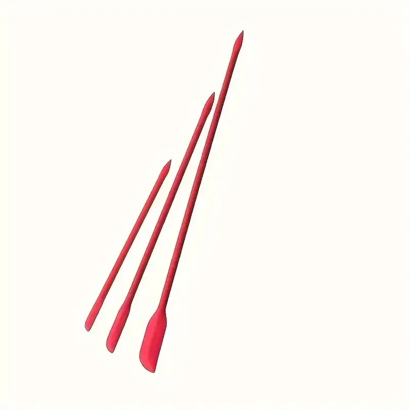 Mini spatules en silicone, finition soignée