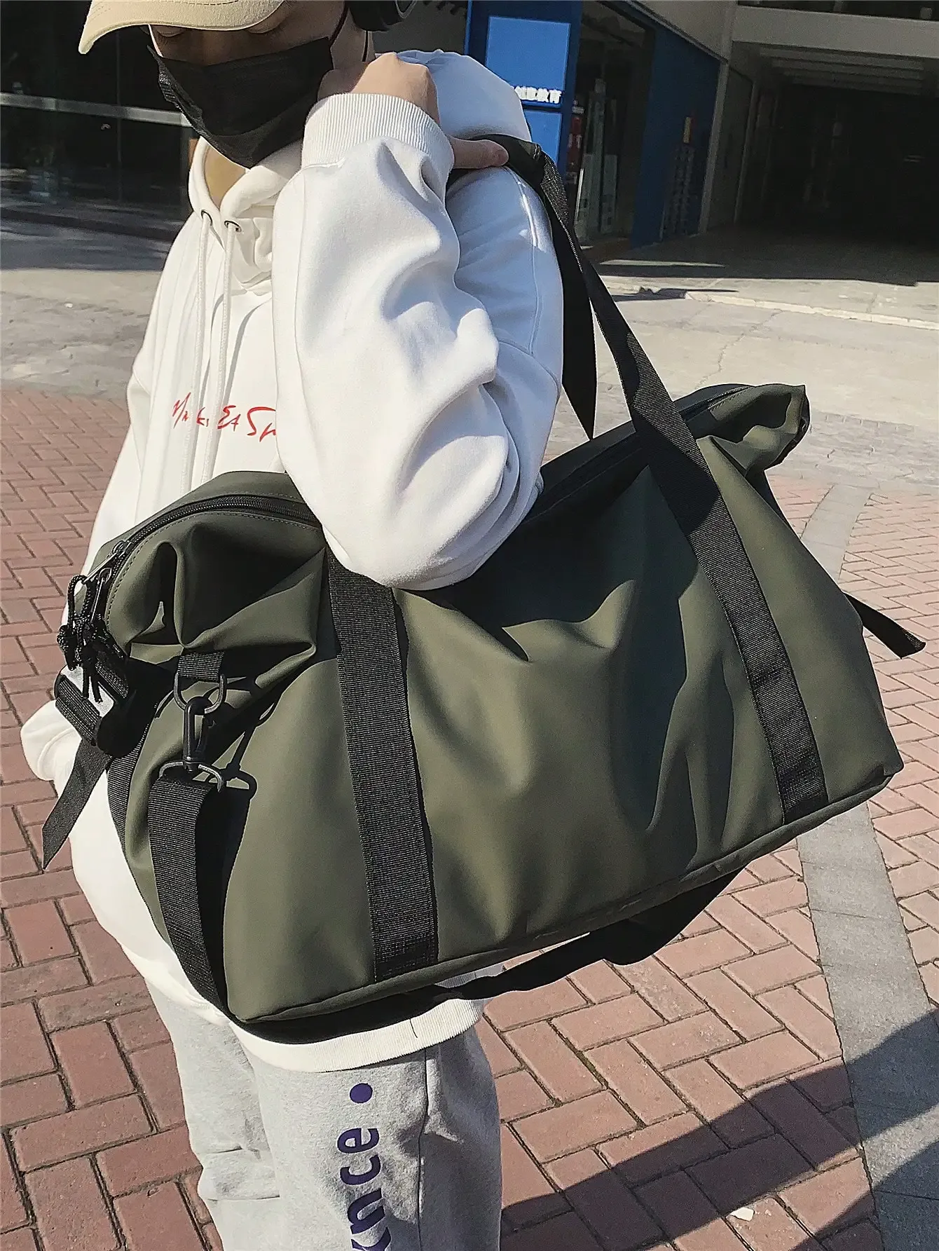 Sac de voyage et de sport grande capacité, léger, à main ou à bandoulière 6