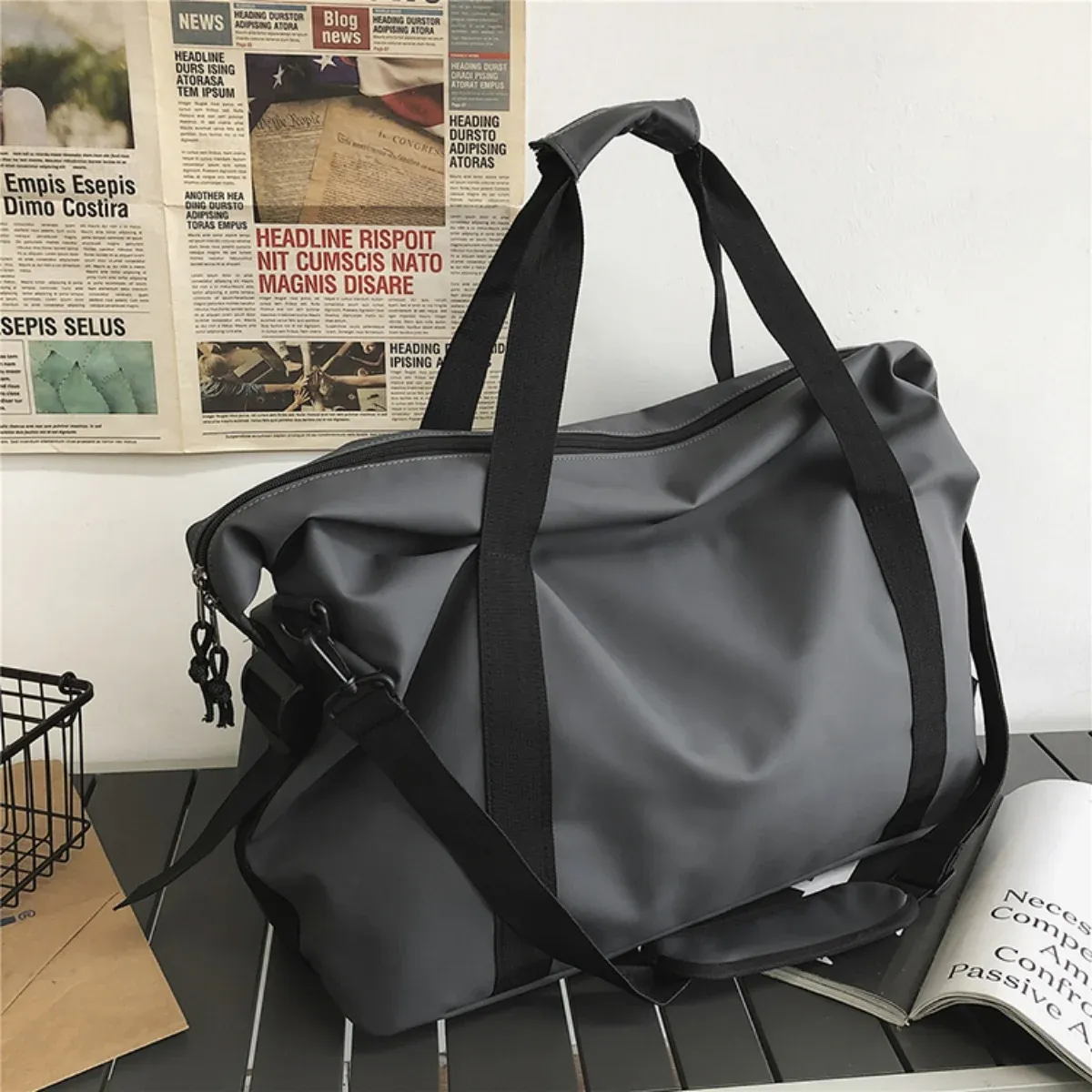 Sac de voyage ouvert