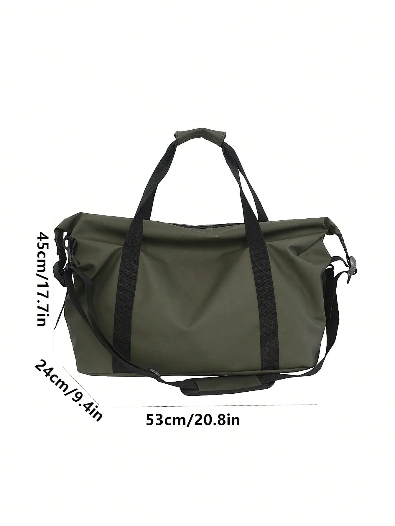 Sac de sport en situation d'utilisation