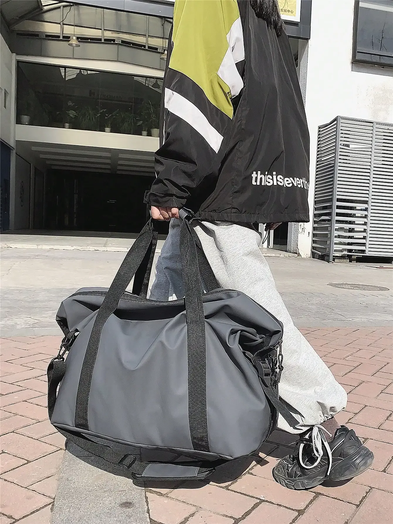Sac de sport en contexte de vie