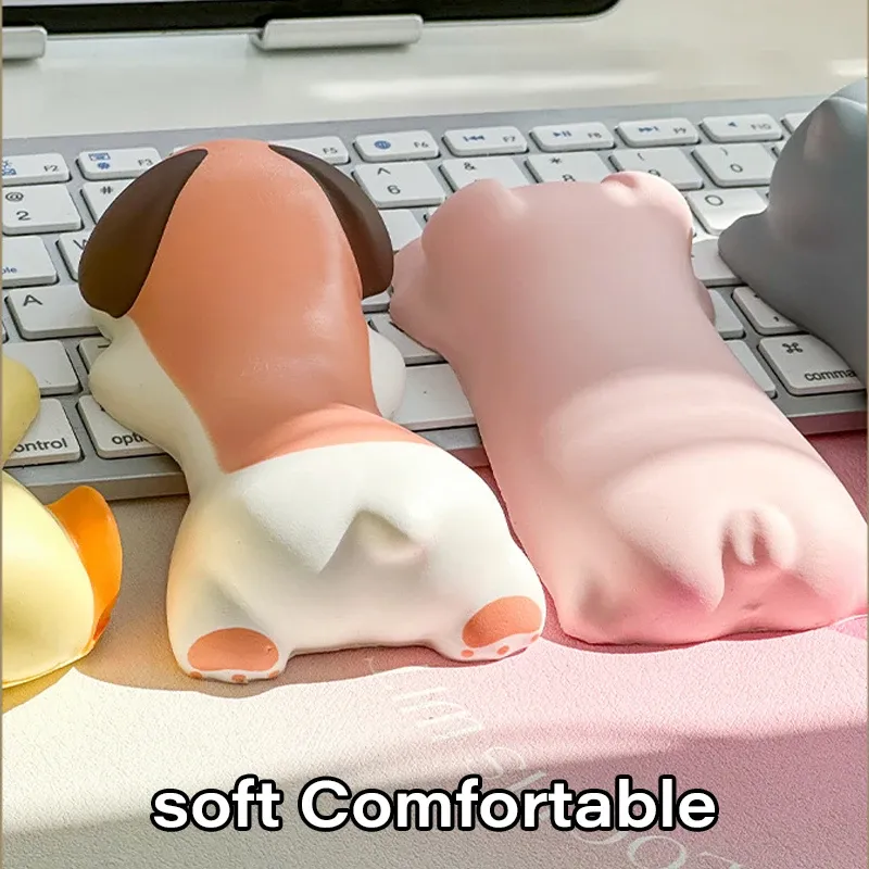 Repose-poignet ergonomique en mousse à mémoire de forme, design animal pour ordinateur de bureau et portable 6