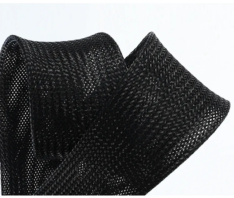 Gaine tressée isolante noire, usage quotidien