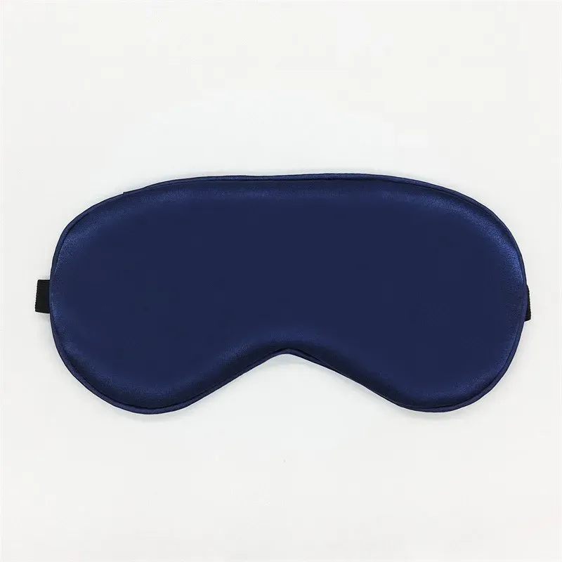 Masque de sommeil en soie douce, 100 % occultant, sans pression oculaire, sangle réglable 7