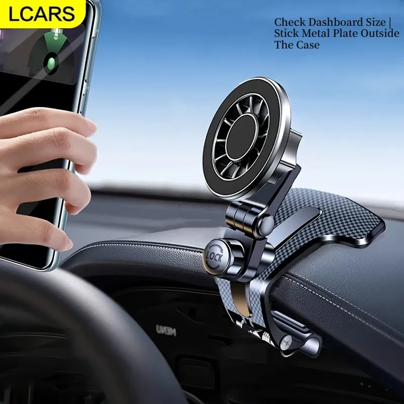 Support de voiture réglable multi-angle pour téléphone, fixation tableau de bord à rotation universelle, support de navigation mobile