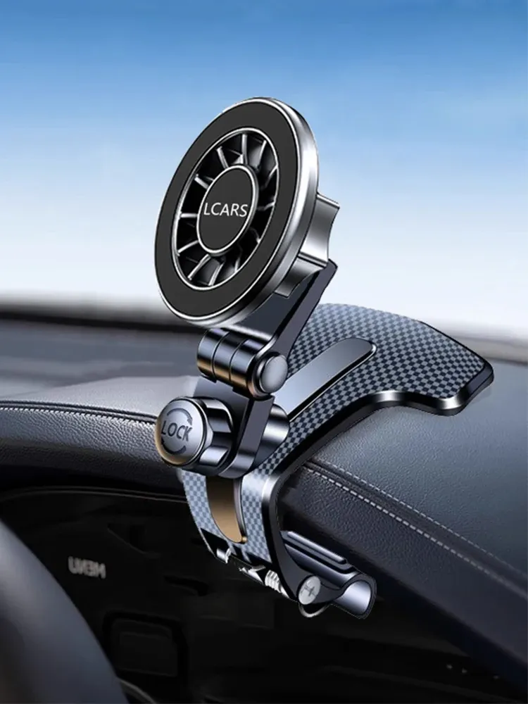 Support de voiture réglable multi-angle pour téléphone, fixation tableau de bord à rotation universelle, support de navigation mobile 7