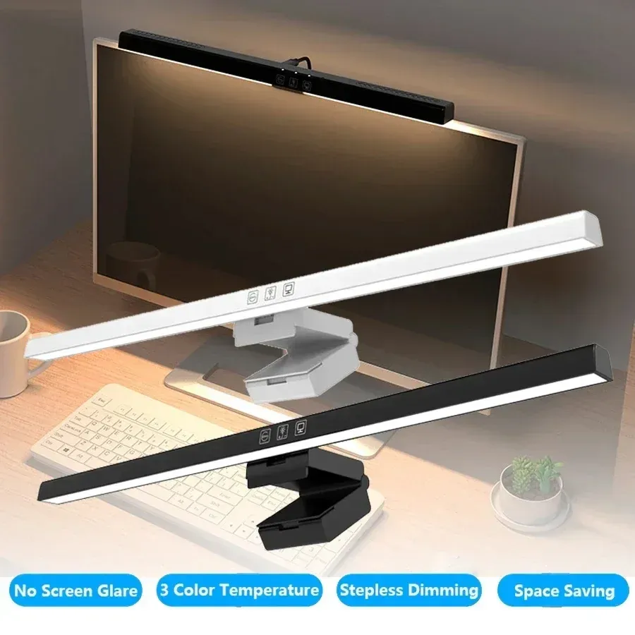 Barre lumineuse pour écran HOMEFISH 50 cm, lampe USB à intensité variable 4