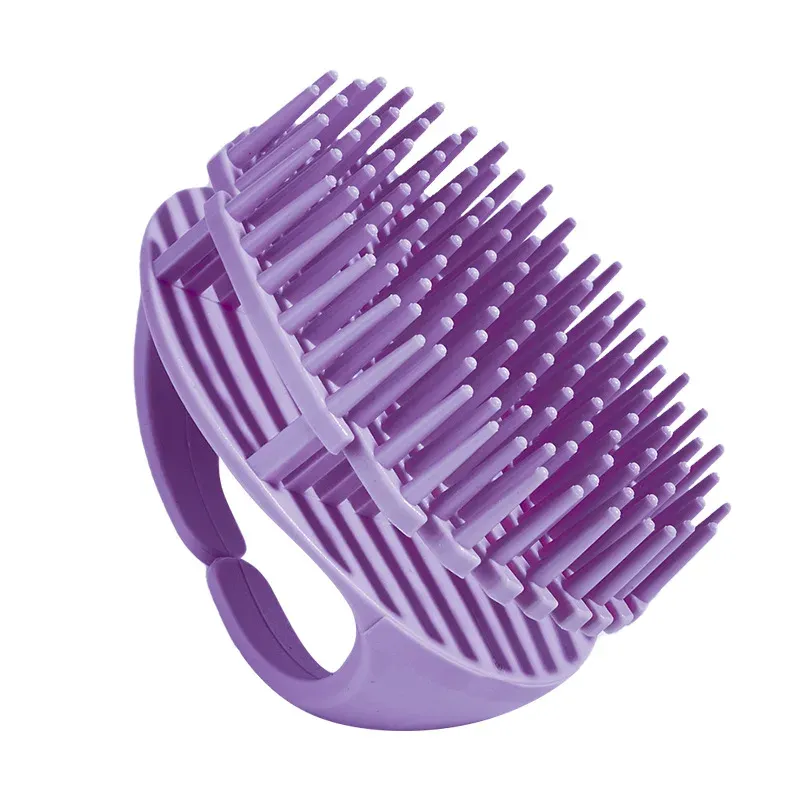 Brosse de massage en silicone pour cuir chevelu et corps, outil de lavage des cheveux 13