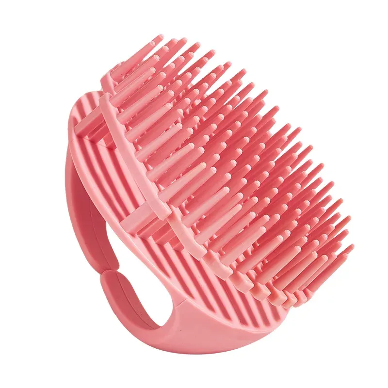 Brosse de massage en silicone pour cuir chevelu et corps, outil de lavage des cheveux 12