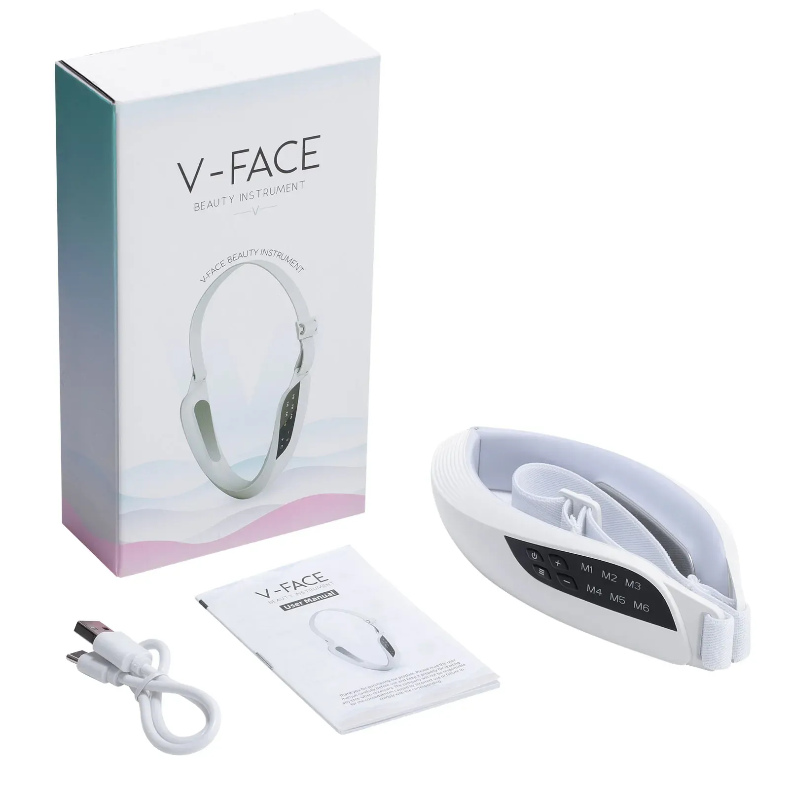 Contenu de la boîte de l'appareil de lifting facial