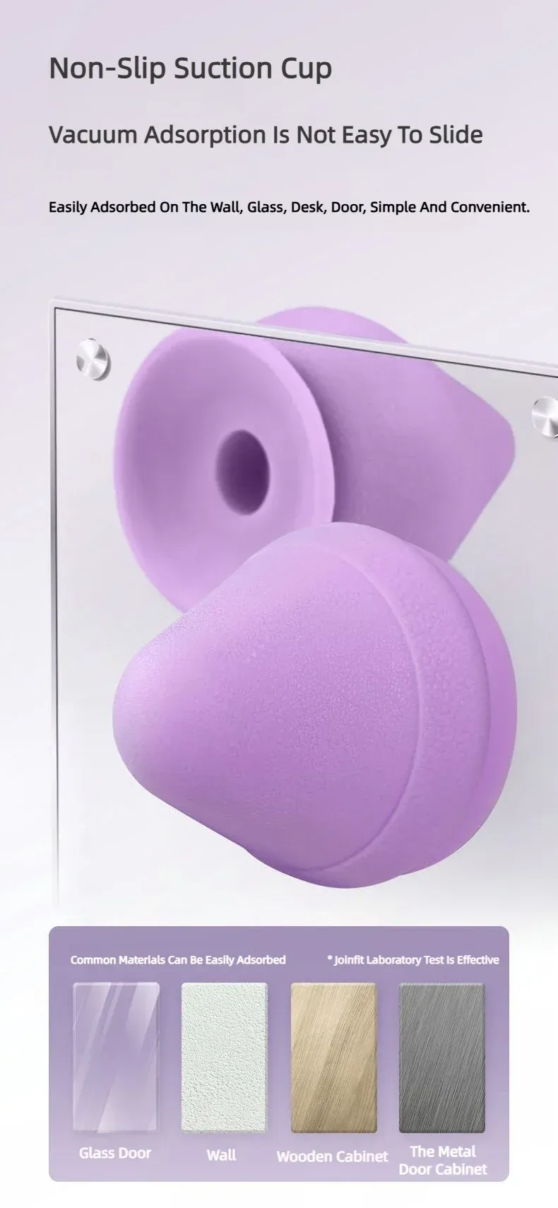 Balle de massage fixée sur une surface