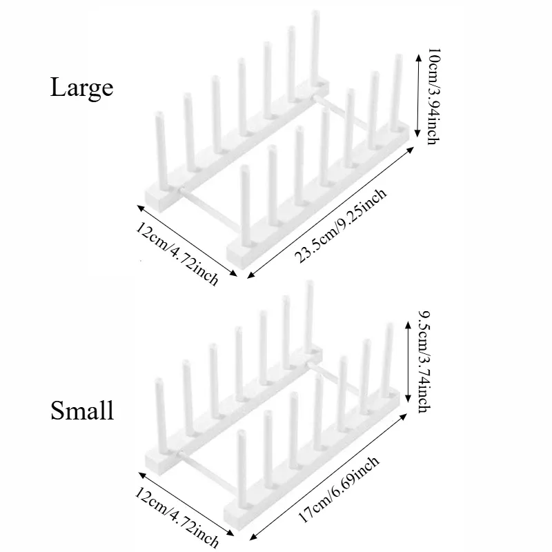 Égouttoir à vaisselle multifonctionnel à 2 niveaux pour assiettes, bols, couvercles et ustensiles, design compact 4