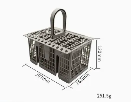 Détails du panier à couverts pour lave-vaisselle