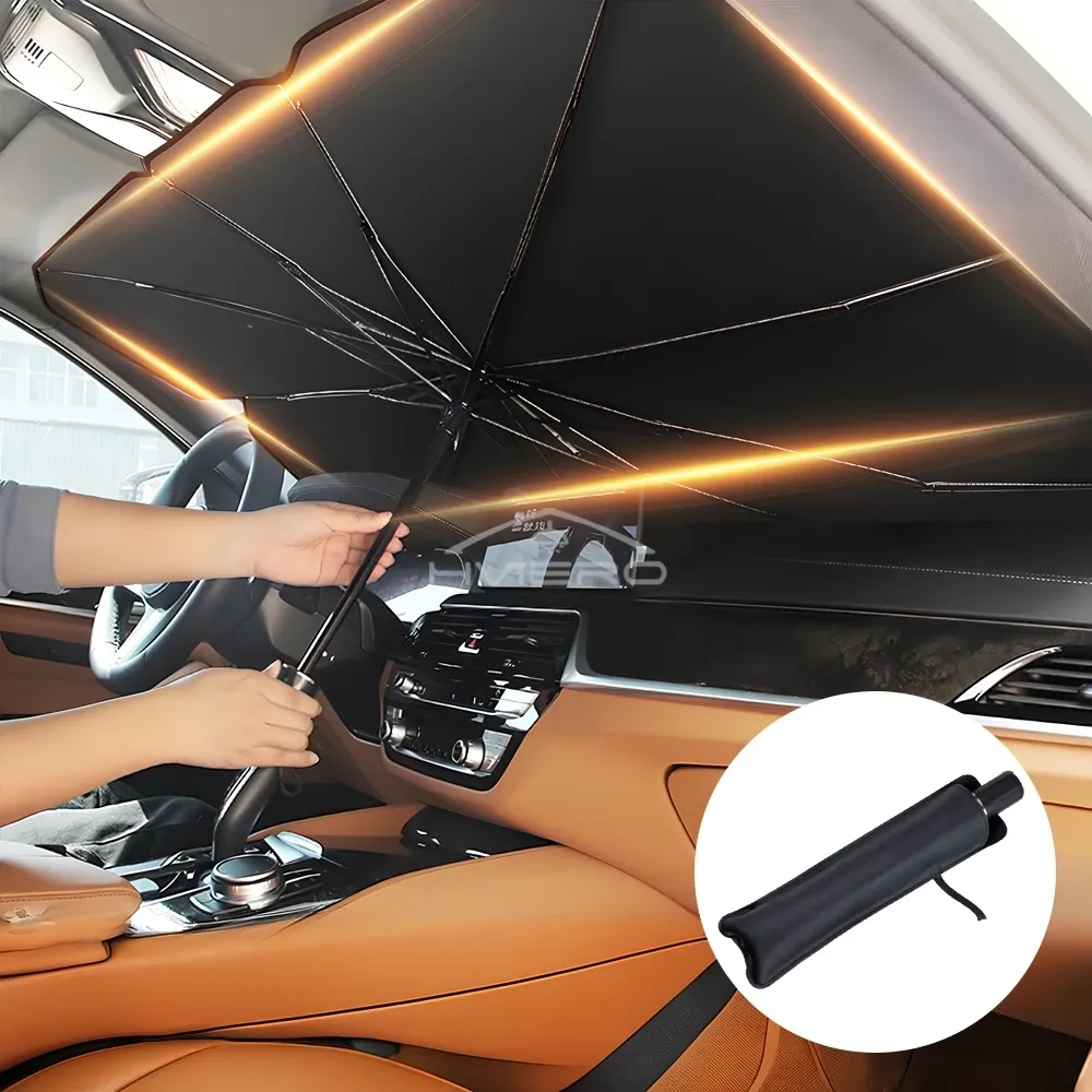 Pare-soleil pliable pour pare-brise de voiture 3