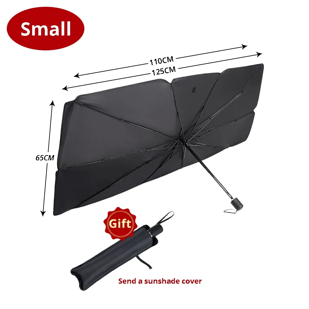 Pare-soleil pliable pour pare-brise de voiture 8