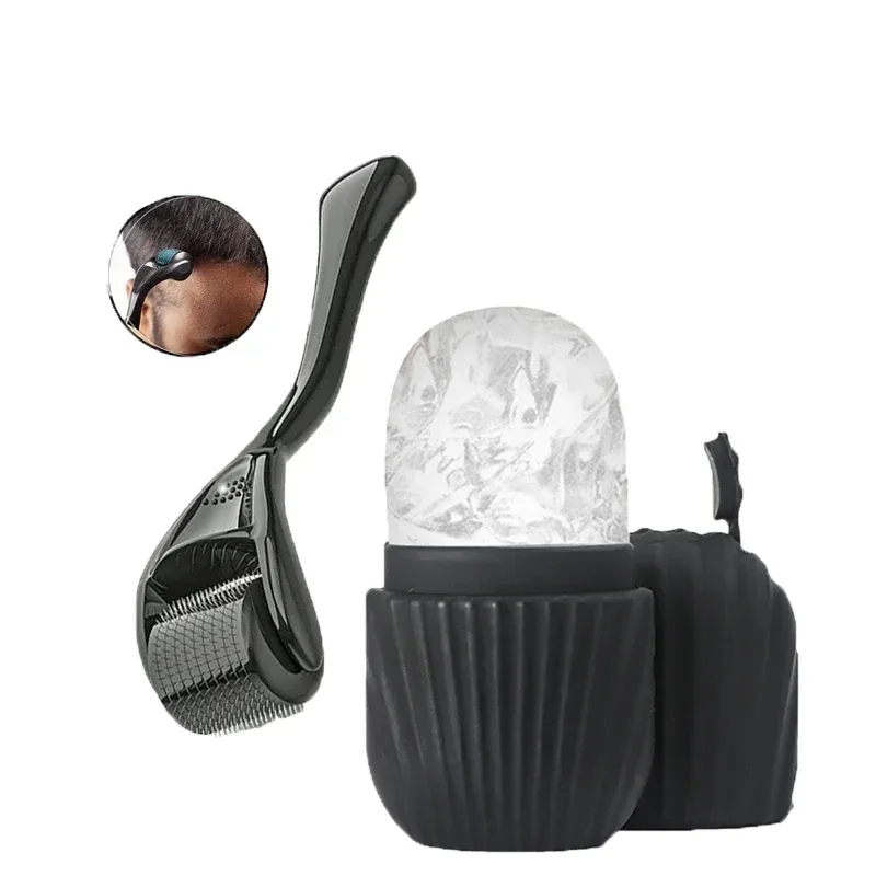 Ensemble de rouleaux de glace pour le visage 1, 2 ou 3 pièces, outils de massage GuaSha et contour du visage pour le soin de la peau 2